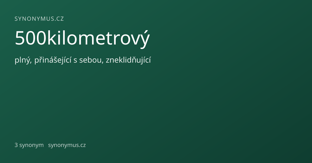 Náhled odkazu: 500kilometrový