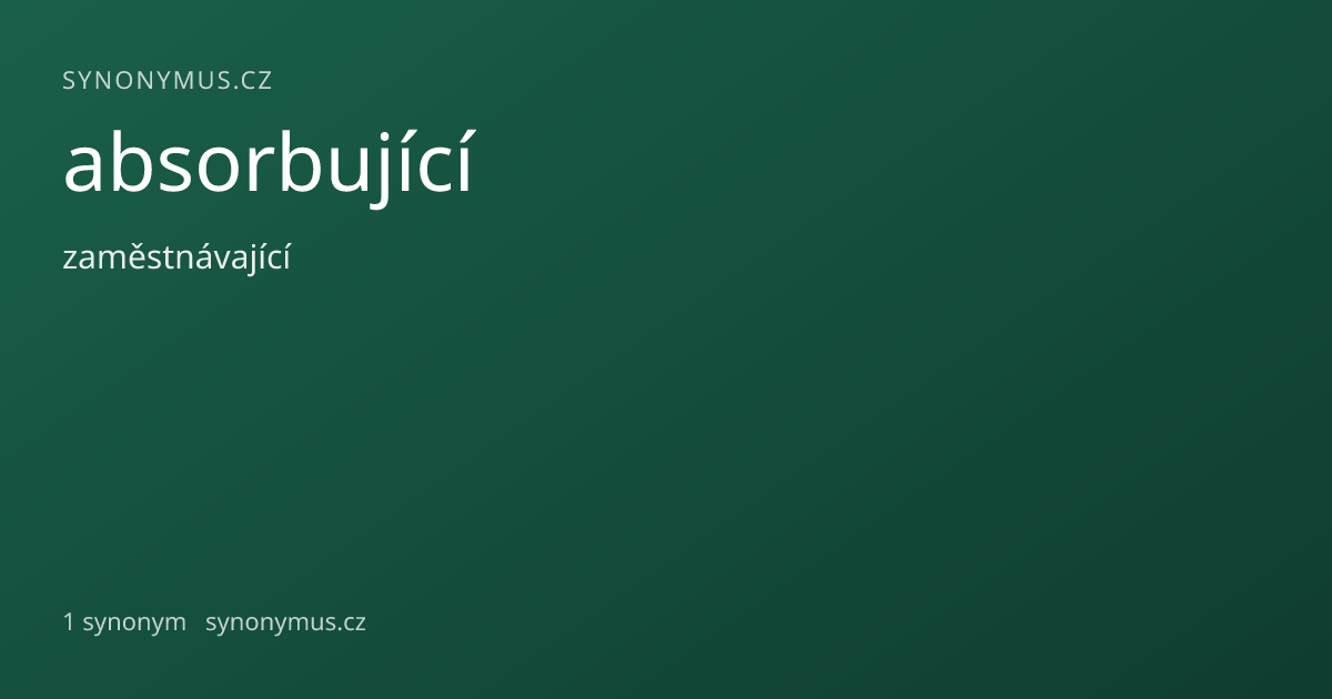 Náhled odkazu: absorbující
