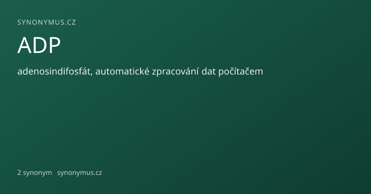 Náhled odkazu: ADP