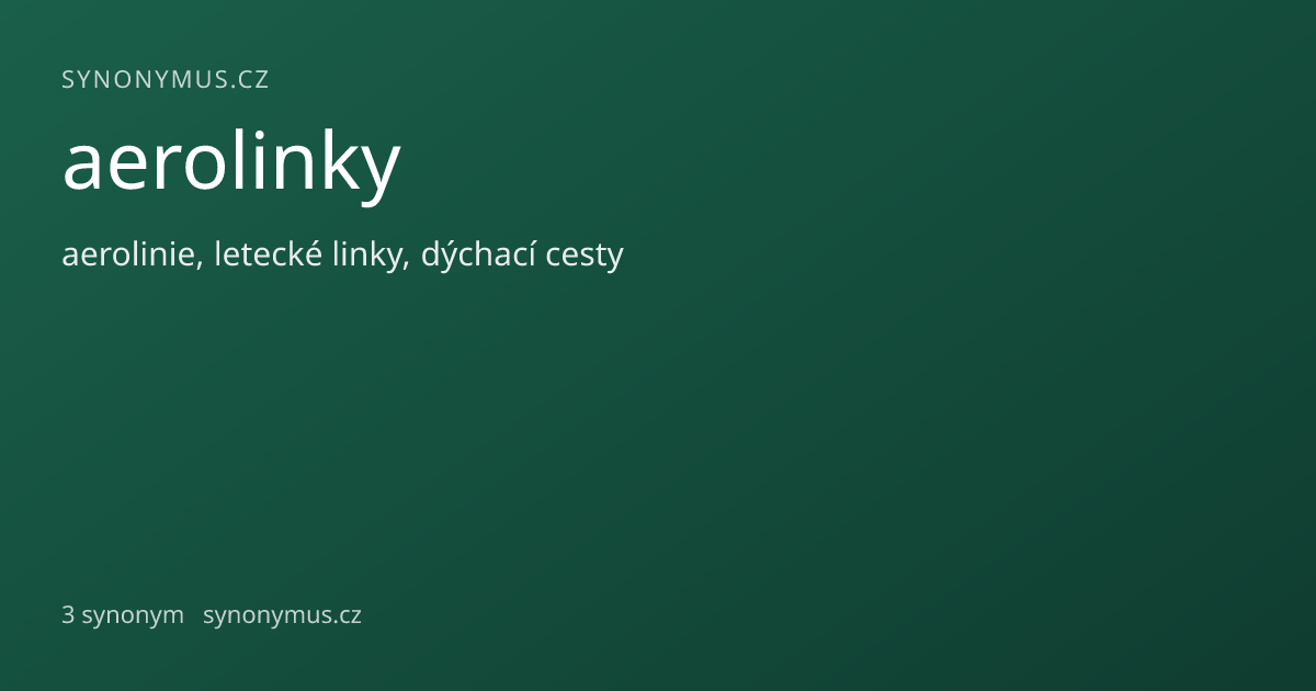 Náhled odkazu: aerolinky