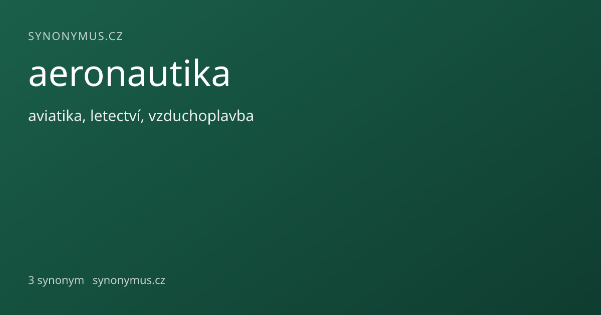 Náhled odkazu: aeronautika