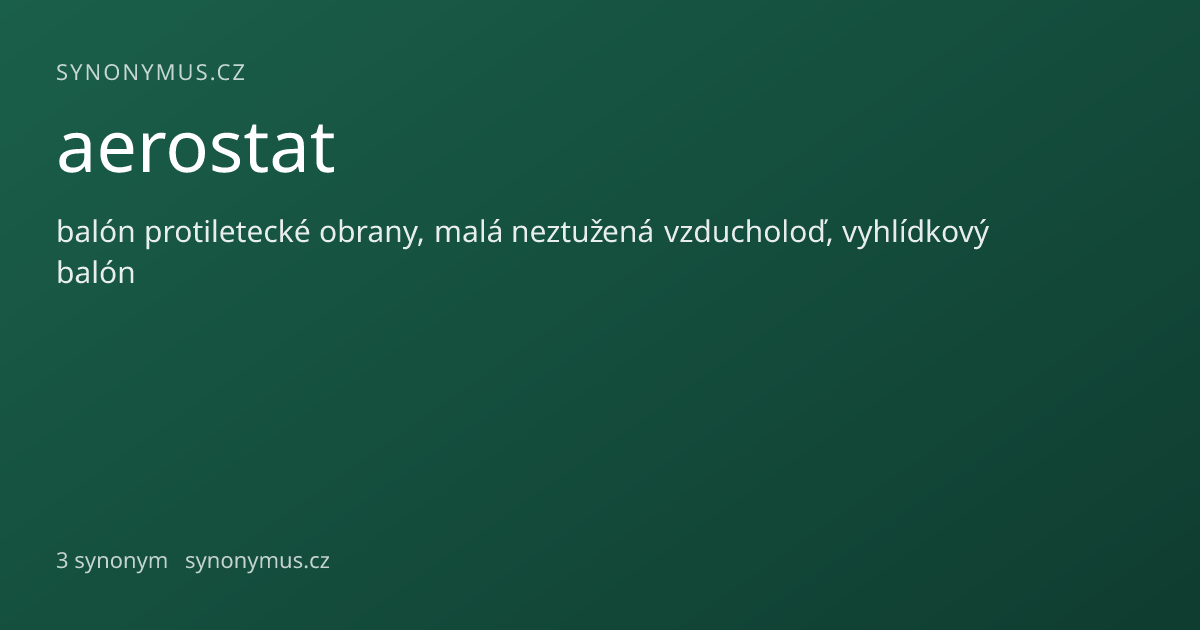 Náhled odkazu: aerostat