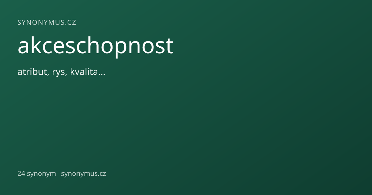 Náhled odkazu: akceschopnost