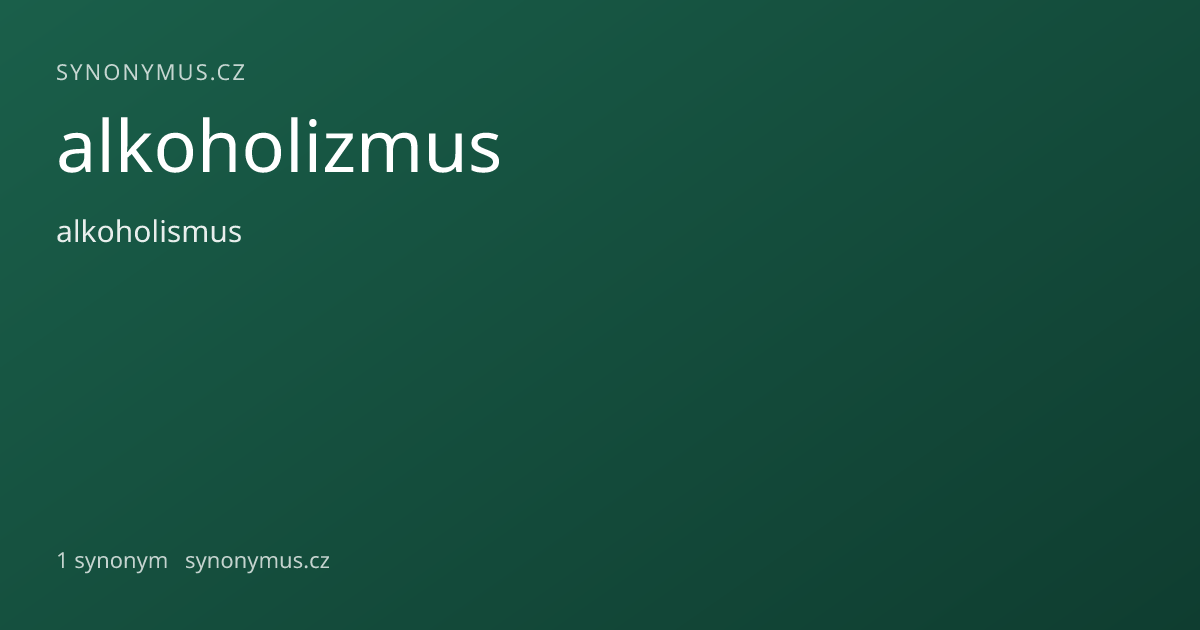 Náhled odkazu: alkoholizmus