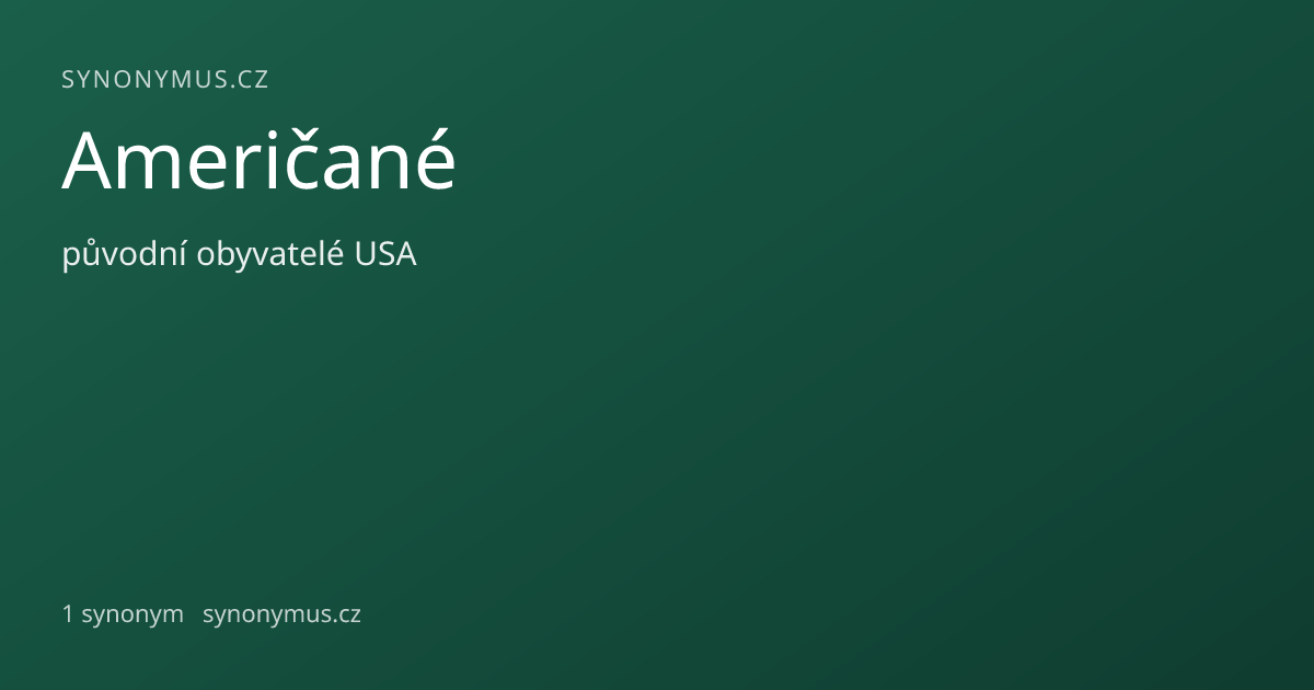 Náhled odkazu: Američané