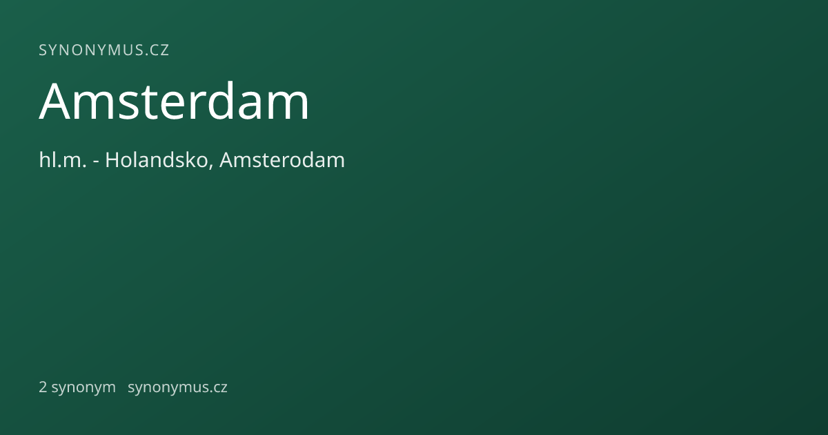 Náhled odkazu: Amsterdam