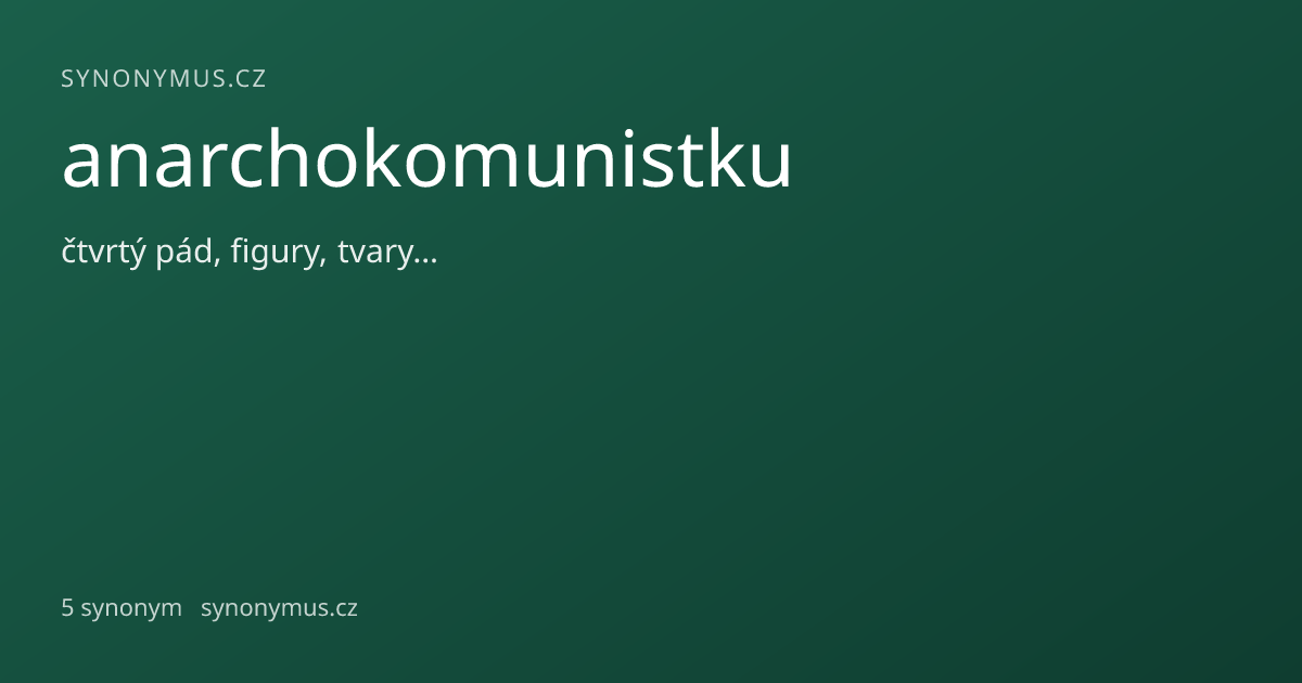 Náhled odkazu: anarchokomunistku