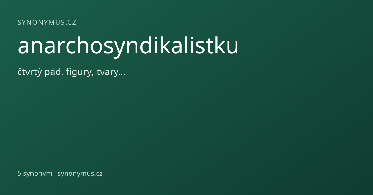 Náhled odkazu: anarchosyndikalistku
