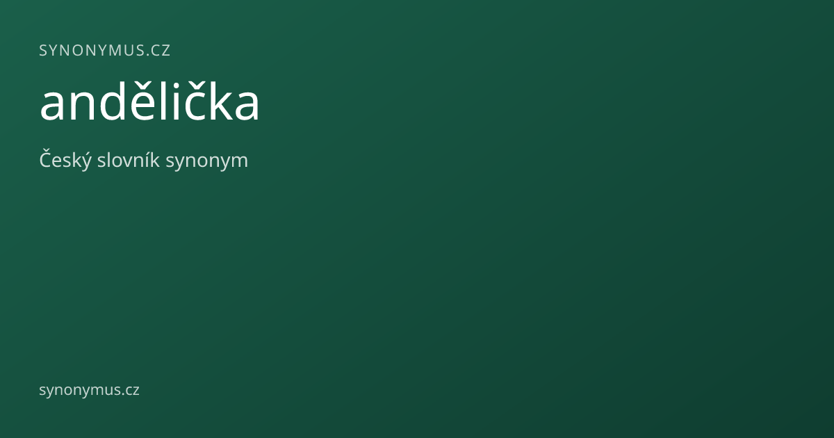 Náhled odkazu: andělička