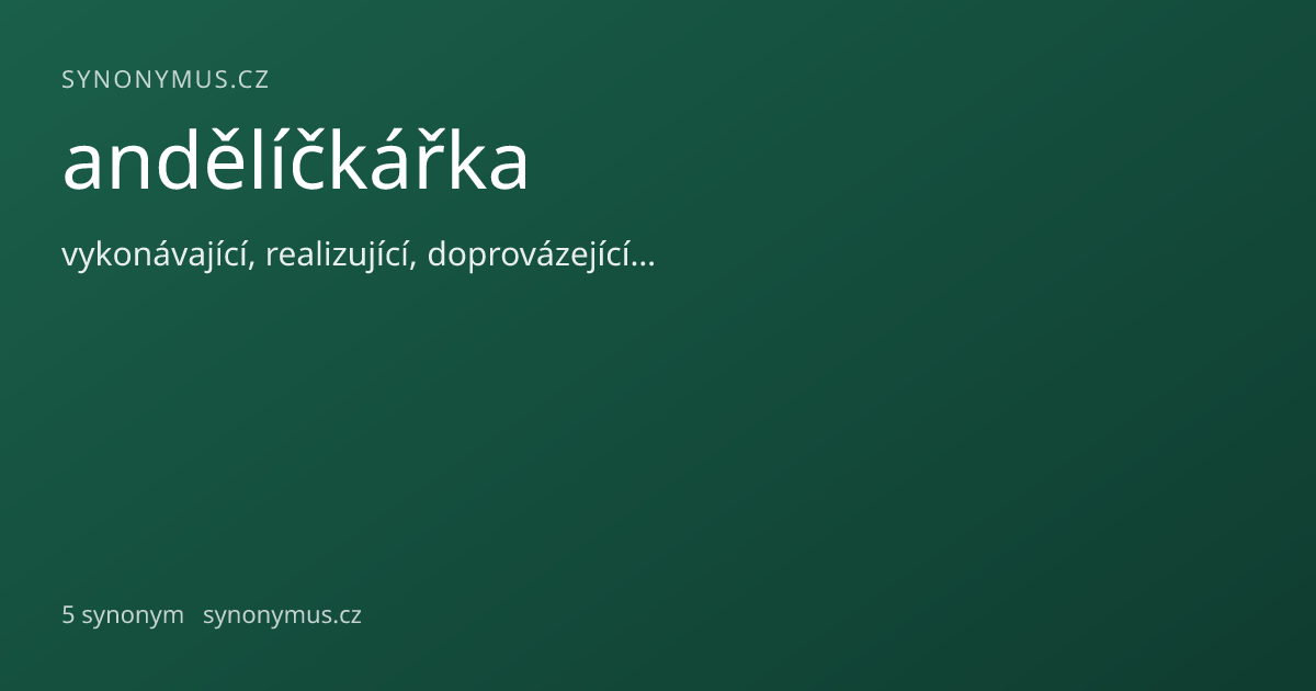 Náhled odkazu: andělíčkářka