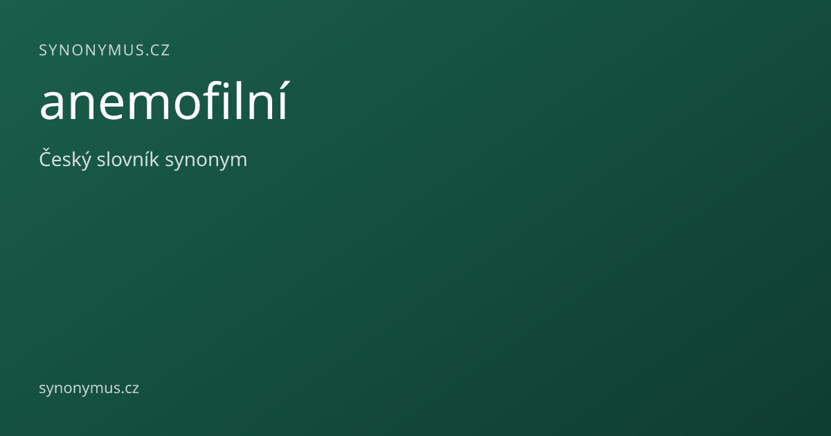 Náhled odkazu: anemofilní