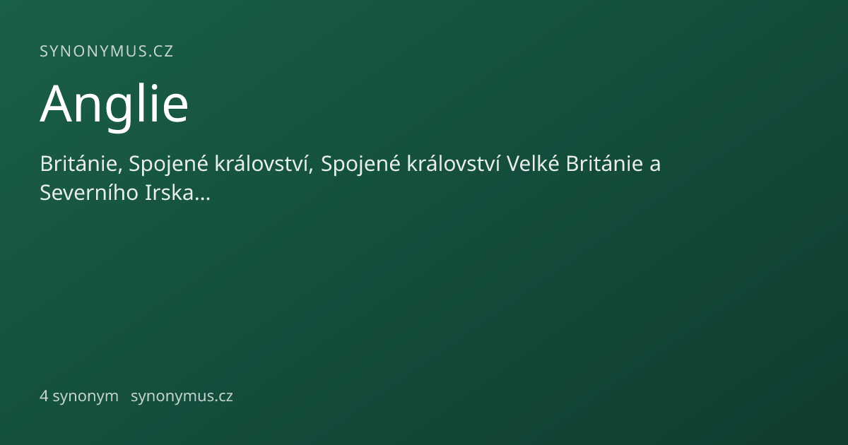 Náhled odkazu: Anglie