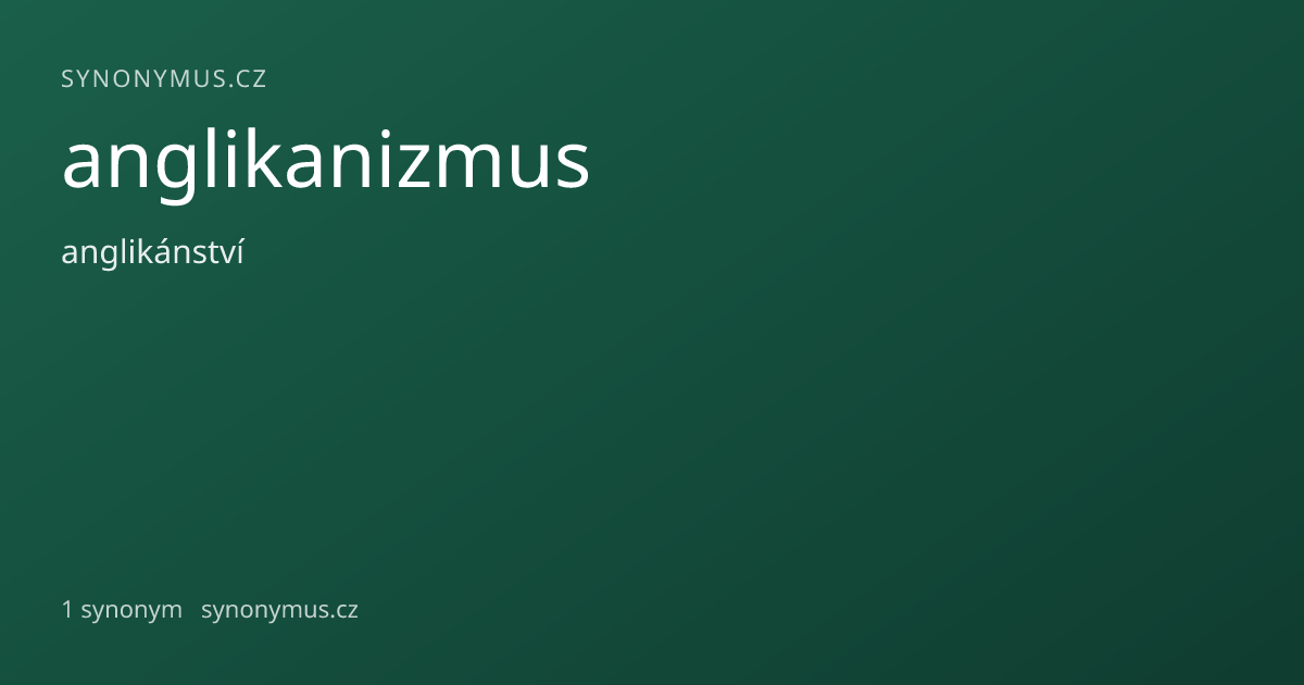 Náhled odkazu: anglikanizmus
