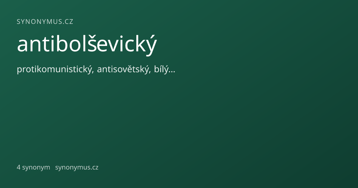 Náhled odkazu: antibolševický