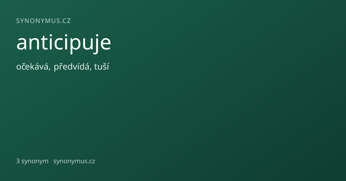 Náhled odkazu: anticipuje