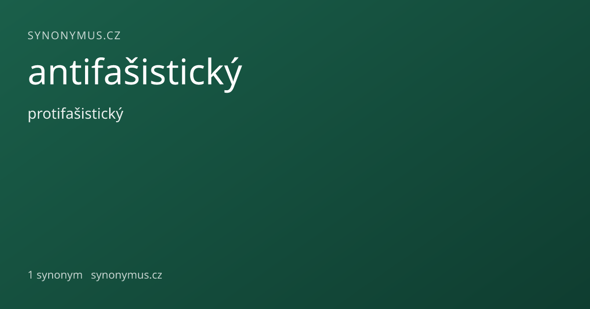 Náhled odkazu: antifašistický