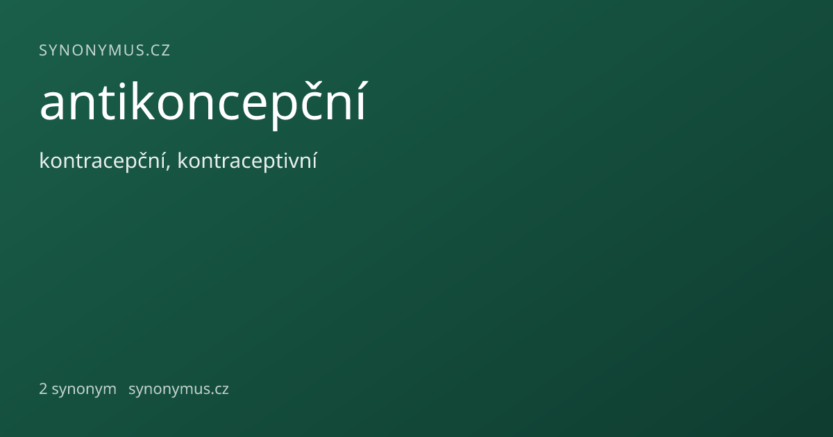 Náhled odkazu: antikoncepční