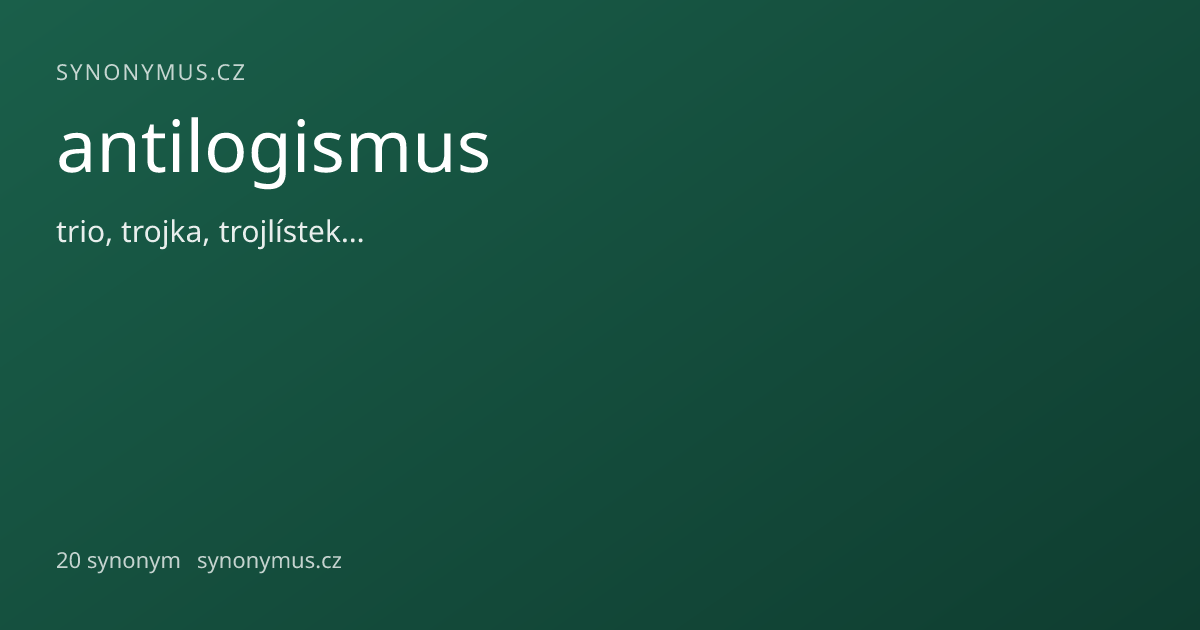 Náhled odkazu: antilogismus