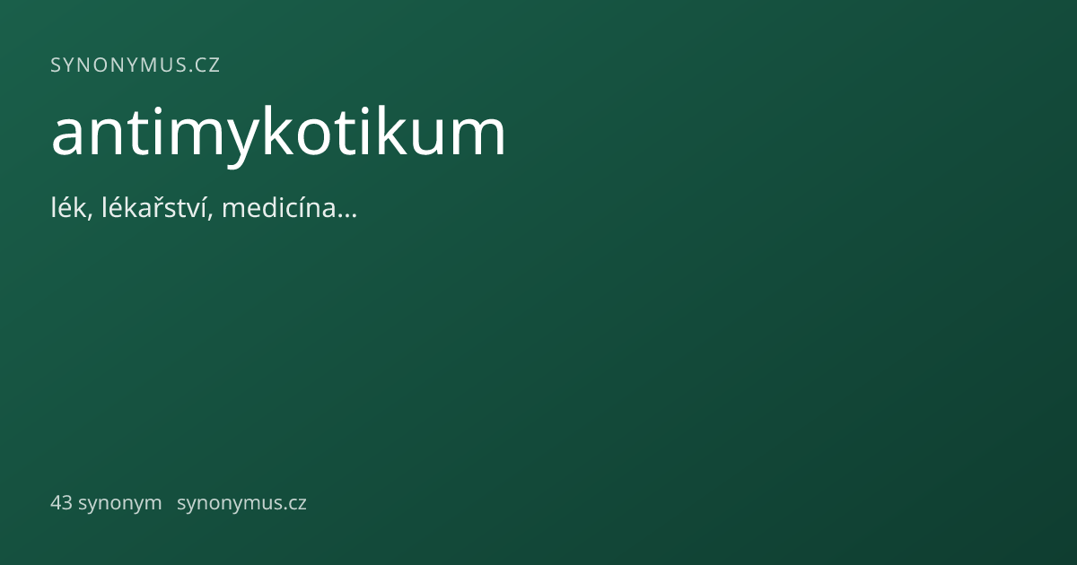 Náhled odkazu: antimykotikum