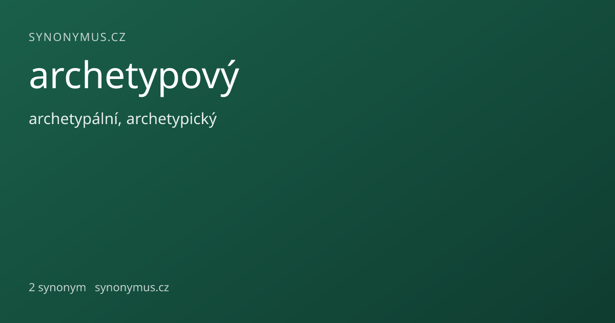 Náhled odkazu: archetypový