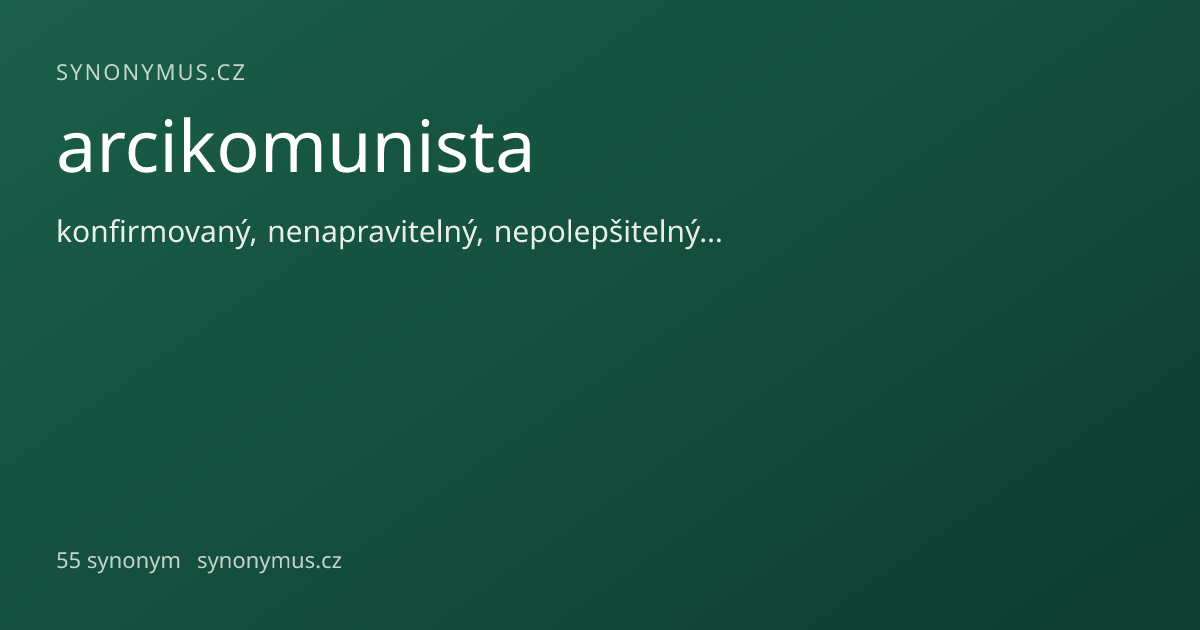 Náhled odkazu: arcikomunista