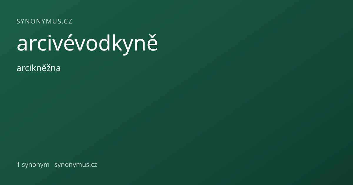 Náhled odkazu: arcivévodkyně