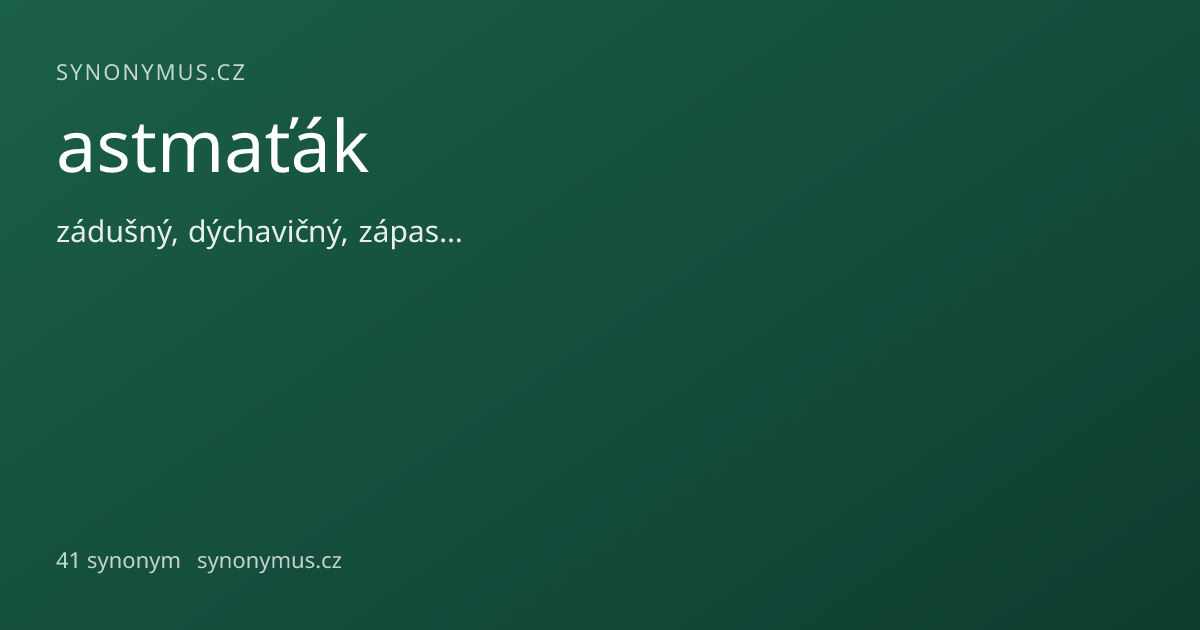 Náhled odkazu: astmaťák