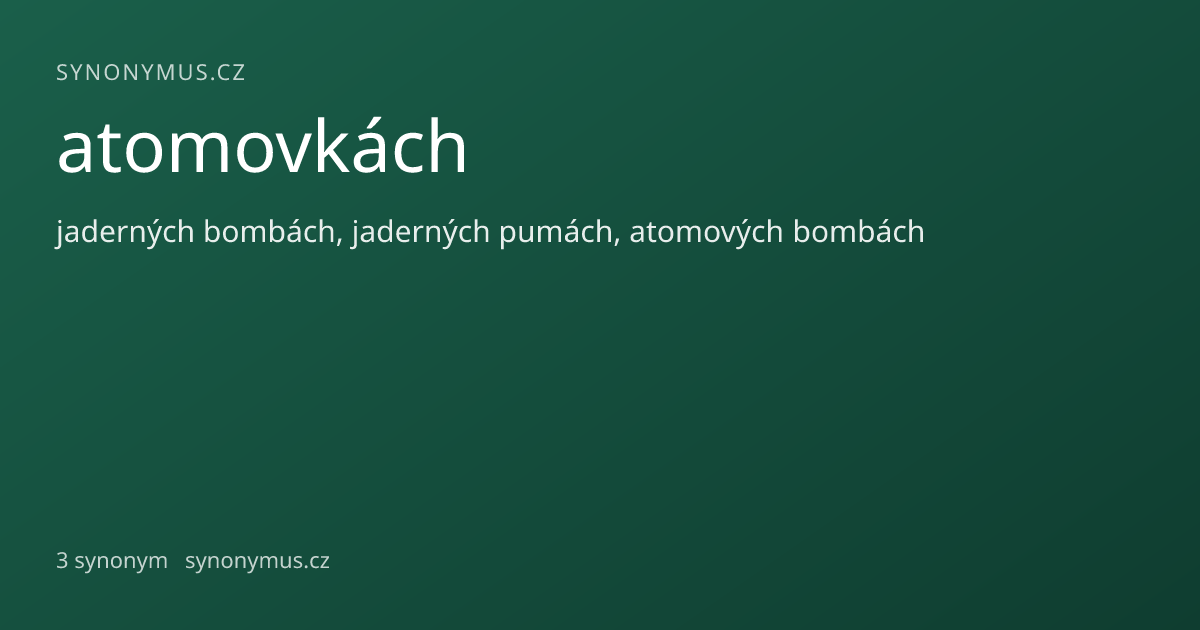 Náhled odkazu: atomovkách