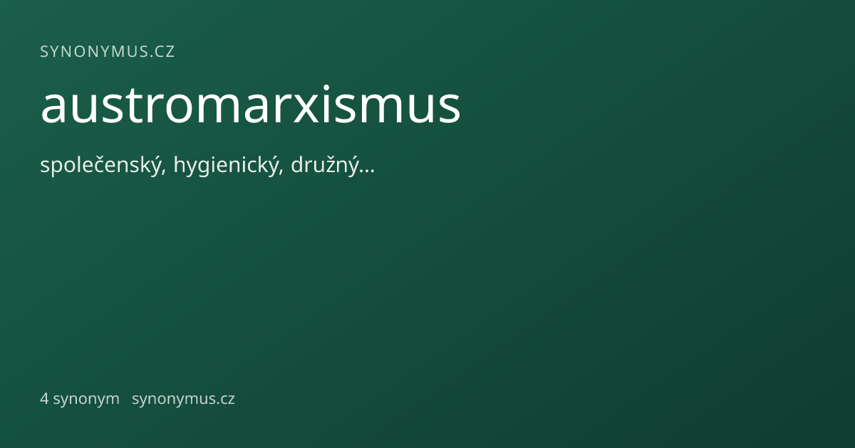 Náhled odkazu: austromarxismus