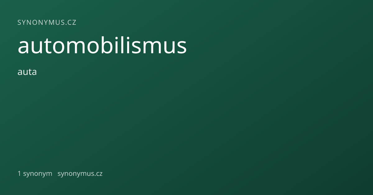 Náhled odkazu: automobilismus