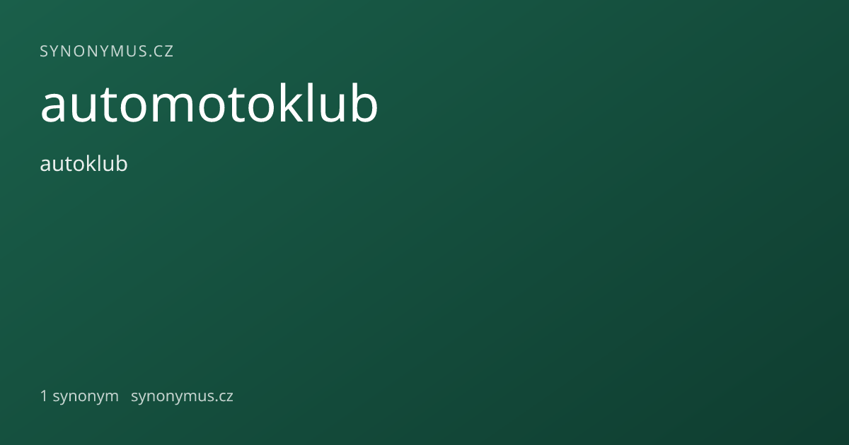 Náhled odkazu: automotoklub