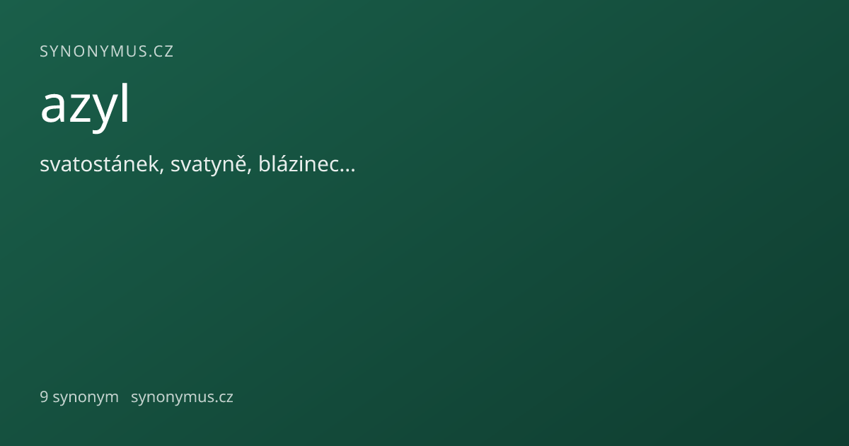 Náhled odkazu: azyl