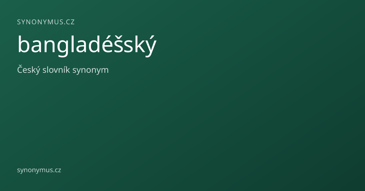 Náhled odkazu: bangladéšský