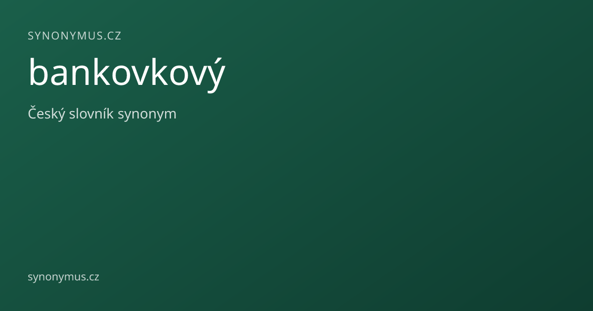 Náhled odkazu: bankovkový