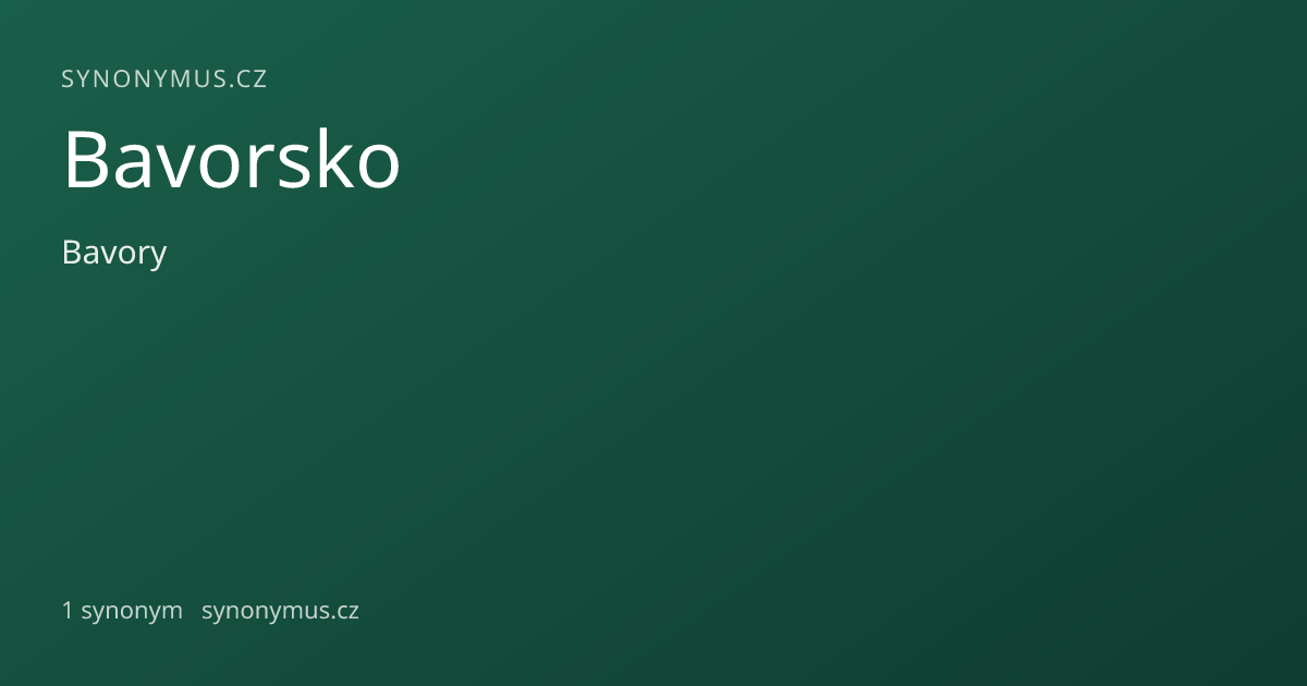 Náhled odkazu: Bavorsko