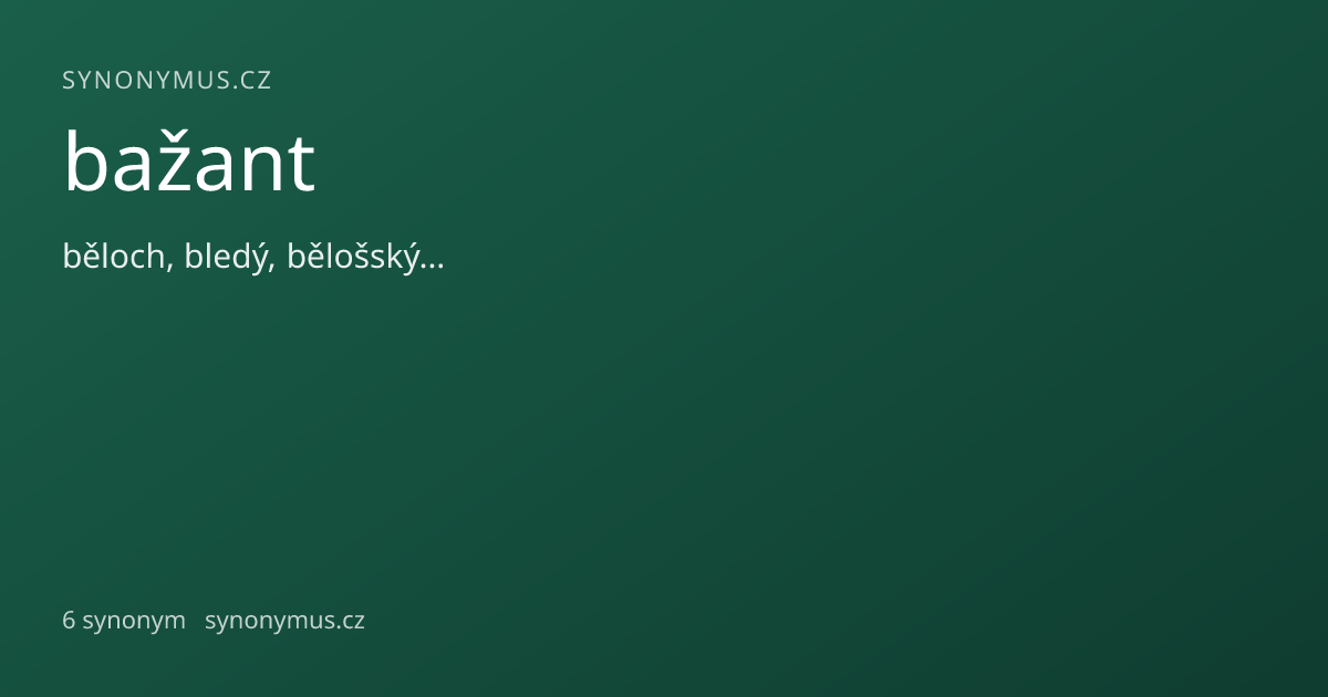 Náhled odkazu: bažant