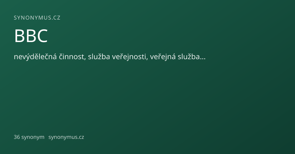 Náhled odkazu: BBC