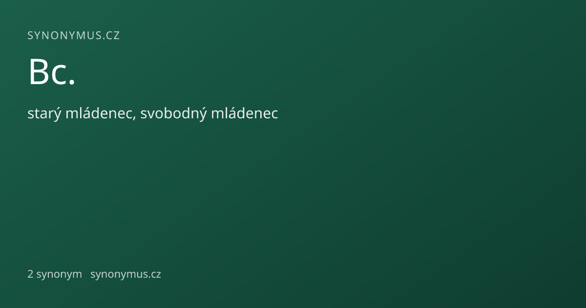 Náhled odkazu: Bc.