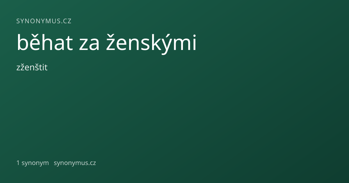 Náhled odkazu: běhat za ženskými