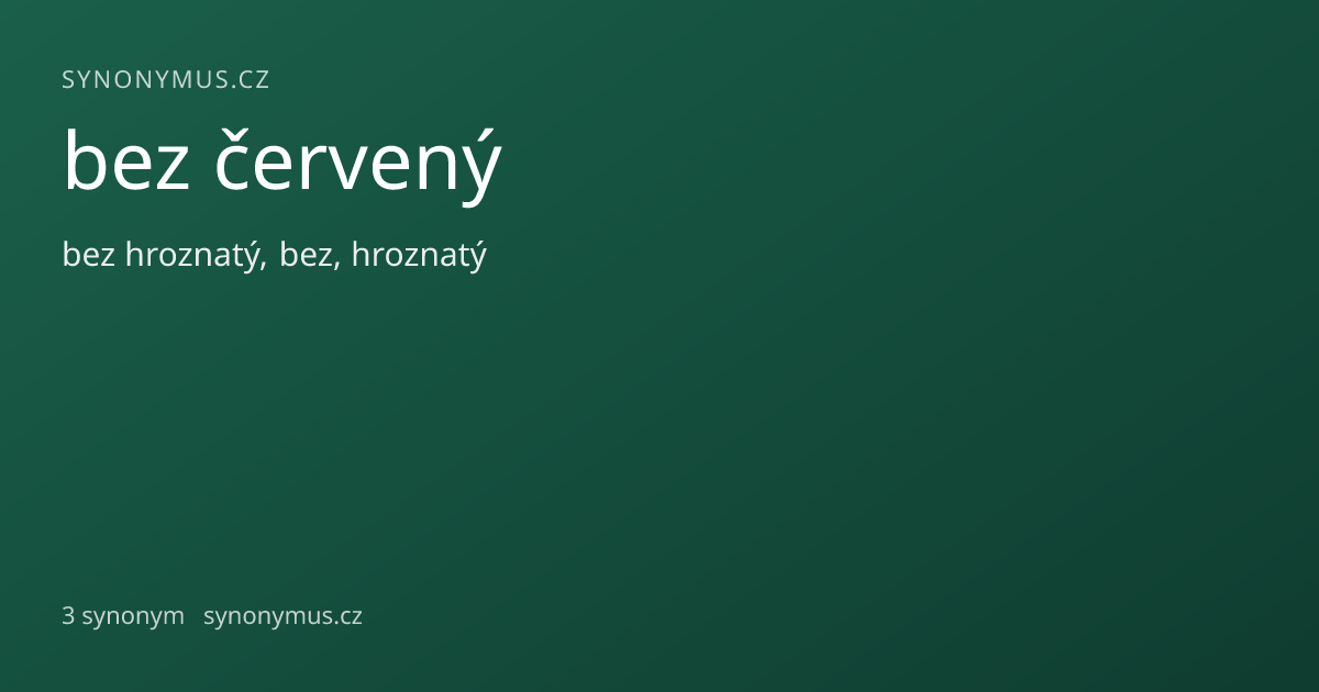 Náhled odkazu: bez červený