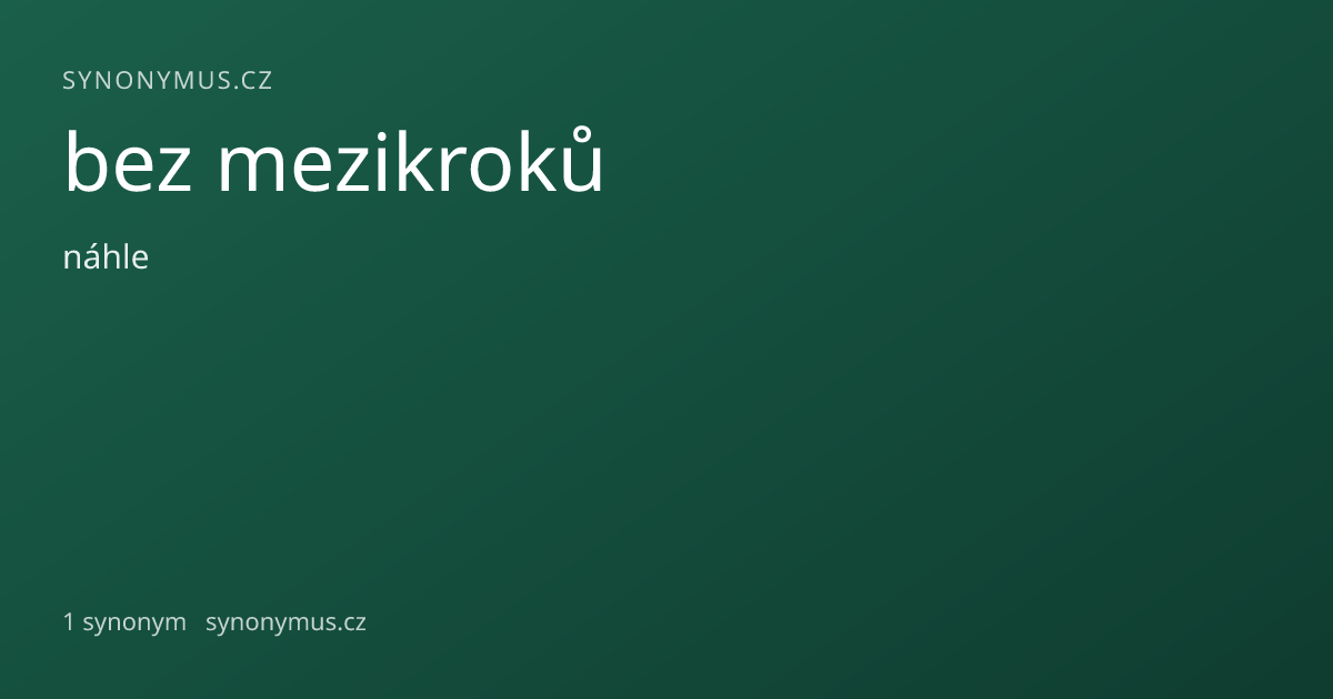 Náhled odkazu: bez mezikroků