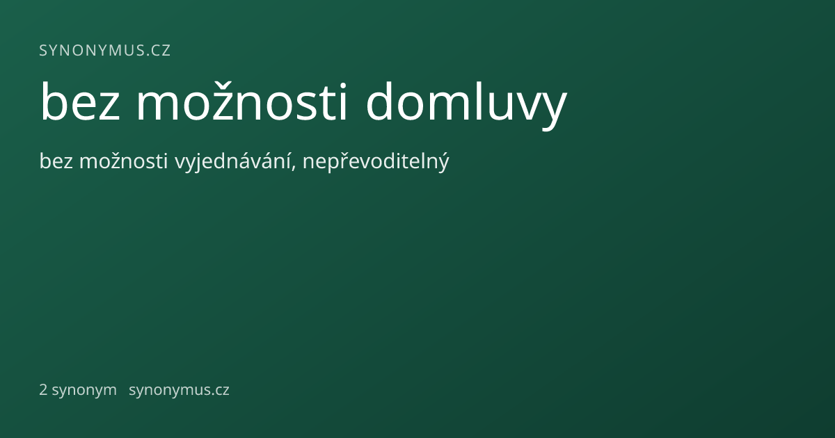 Náhled odkazu: bez možnosti domluvy