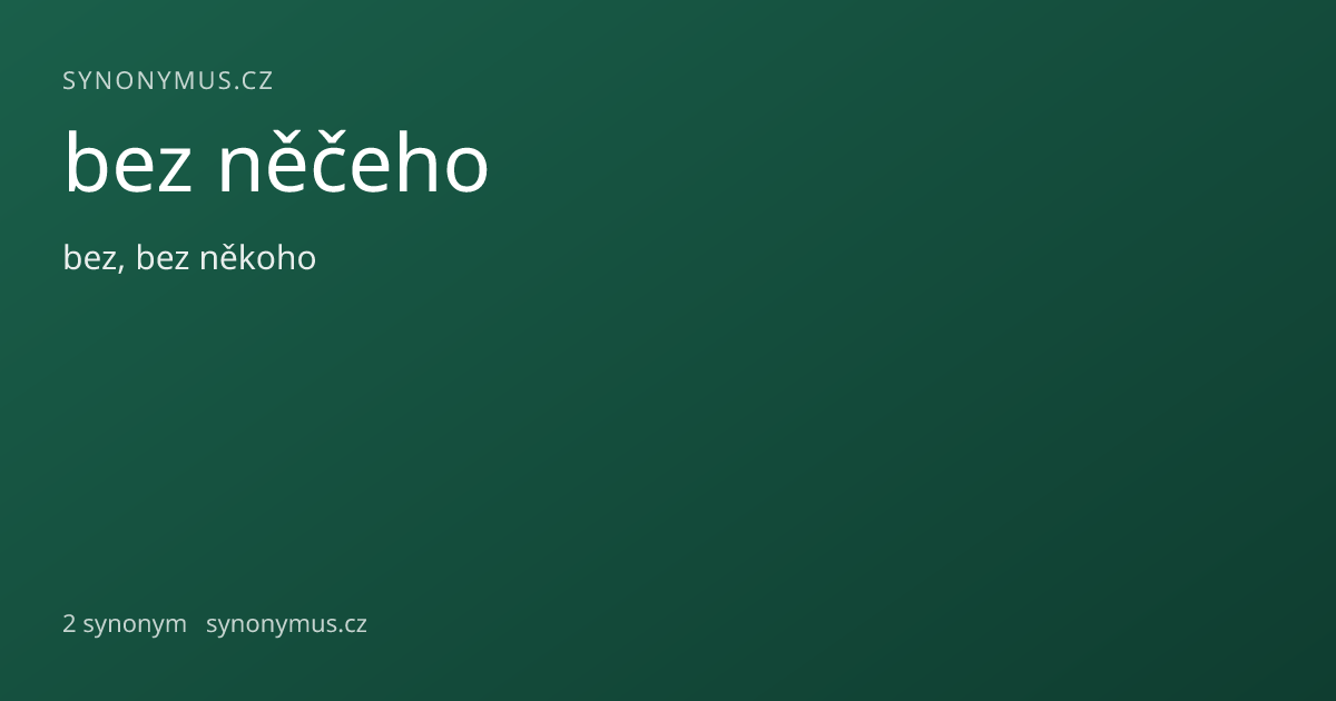 Náhled odkazu: bez něčeho