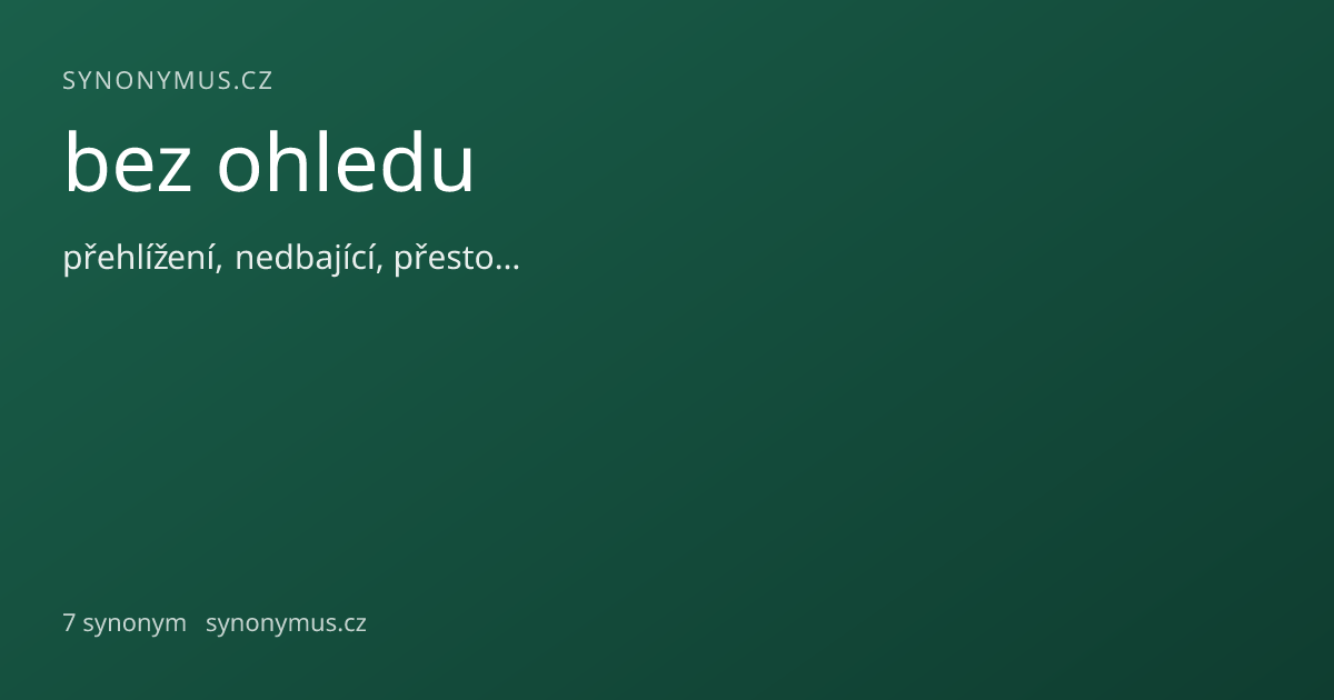 Náhled odkazu: bez ohledu
