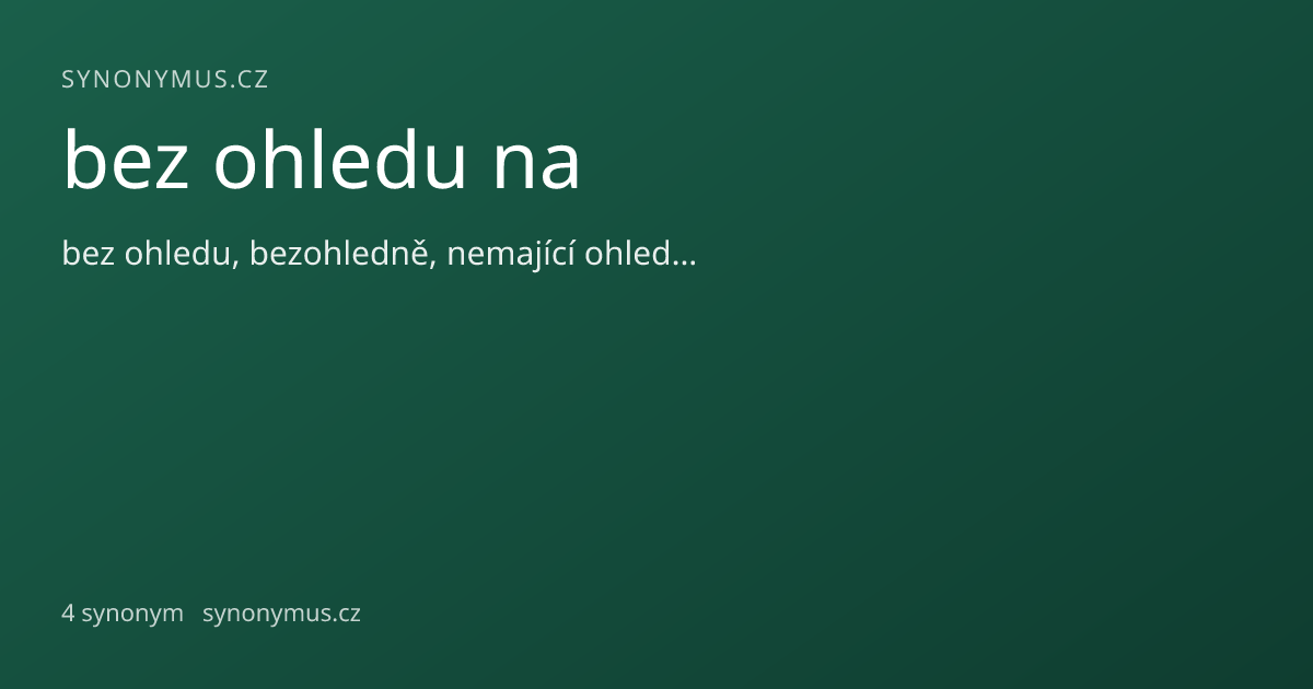 Náhled odkazu: bez ohledu na