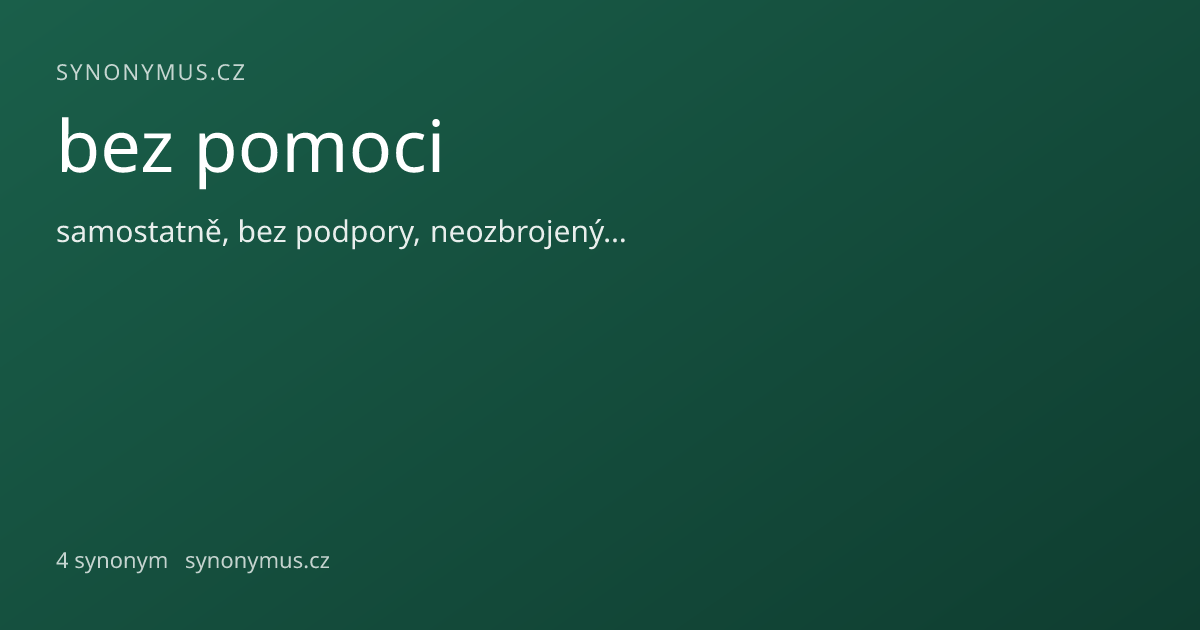 Náhled odkazu: bez pomoci