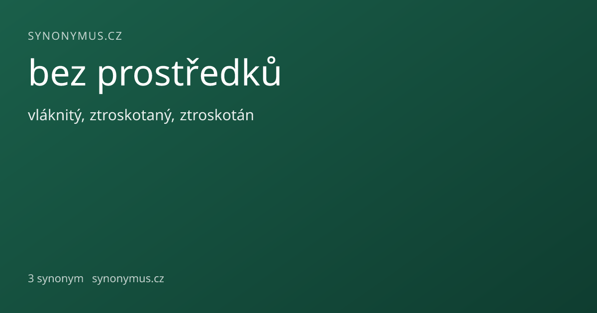 Náhled odkazu: bez prostředků