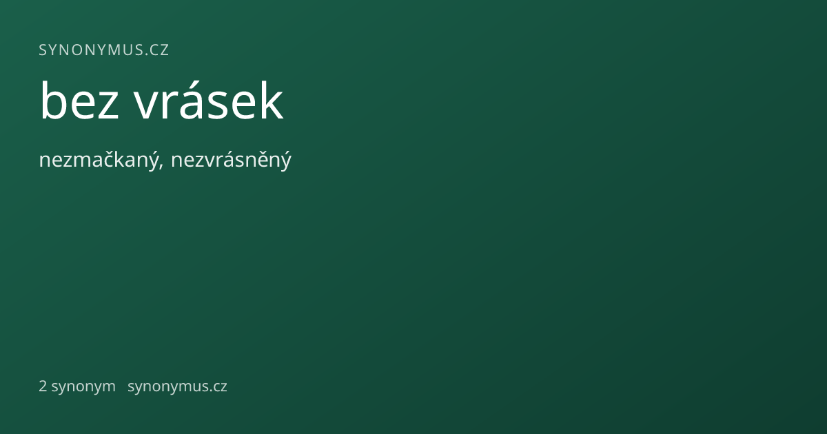 Náhled odkazu: bez vrásek
