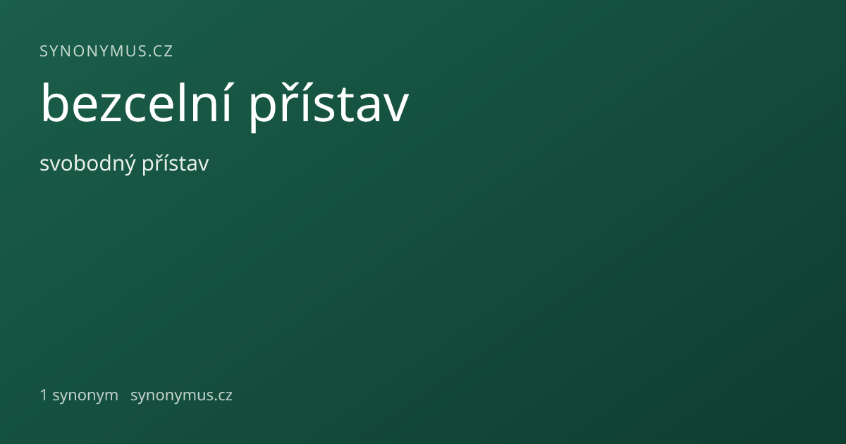Náhled odkazu: bezcelní přístav