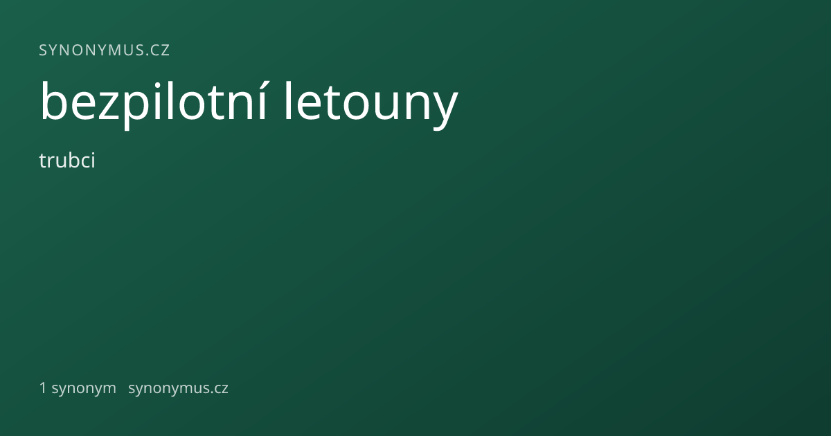 Náhled odkazu: bezpilotní letouny